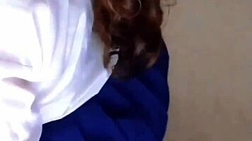 Professor Rubs School Girl's Pussy but Breaks Agreement with Penetration