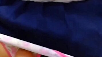 Professor Rubs School Girl's Pussy but Breaks Agreement with Penetration