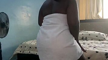 Horny milf deepthroats huge black cock and gets bent over for sloppy pussy fucking