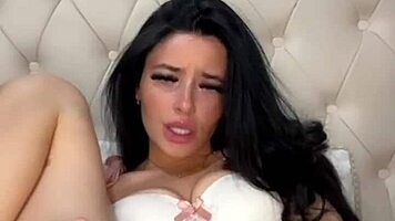 british girlfriend shares homemade toy fun