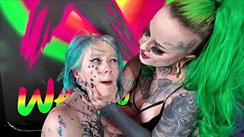 Submissive Girl Begs Mistress for Rough Lesbian Fuck