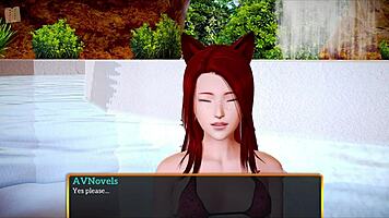 Redhead Teen Plays Game with Big Ass