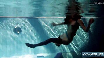 Petra's Hot Pool Fun!