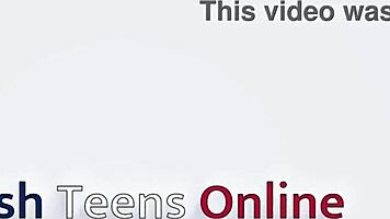 Hot British Teen Eats Cum In Uniform