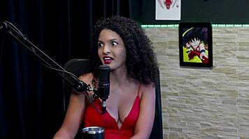 Mia Luz Dominates Nerdy Redhead Teen In Bisexual Glamour Casting Session