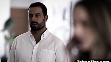 18yo teen 18+ fucked hard by much older boyfriend with big cock