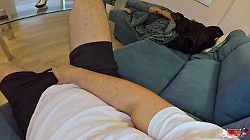 Stepmother Lies Without Panties For Rough Taboo With Stepson