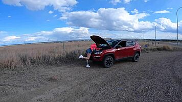 I froze while rough fucking wife's tight pussy