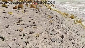 german guy with big cock fucks bent over in public for facial cumshot! so hot!