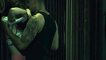 blond petite teen gets anal dildo bondage