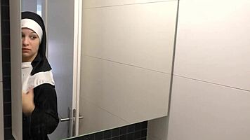 shy teen 18+ nun angelina brill bbc creampie