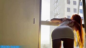 Latina Redhead Maid Gets Pounded Hard in Cute Ass