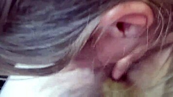 Milf Gives Deep Slobbery Blowjob To Taxi Driver In Car