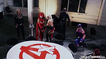 Lexi Swallow Rides Big Cock in Avengers XXX Parody