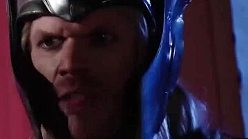 Lexi Swallow Rides Big Cock in Avengers XXX Parody