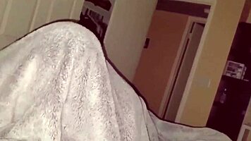 wife flashes at party then sucks cock in public
