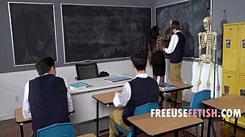 Milf Teacher Lets Us Free Use During Lessons Valentina Nappi