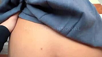 damn, check this colegiala getting filmed twice banging in the schoolyard and her room in uniform!