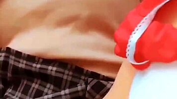 Wow, Mexican teen's tight ass getting broken!