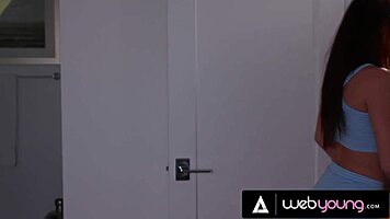 Wild redhead aidra fox fingers wet petite 18+ lilly lit with her panties & shove it down her mouth