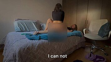 Teenagers explore bodies with fingering and gaping in homemade video. Can't resist each other!