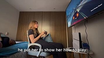 Teenagers explore bodies with fingering and gaping in homemade video. Can't resist each other!