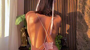 my wifes horny young stepsister gets big cock in her perfect ass at family dinner