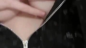 Elza Kom Strips In Sexy Nylon