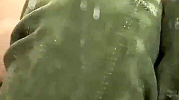 Elza Kom Strips In Sexy Nylon