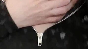 Elza Kom Strips In Sexy Nylon