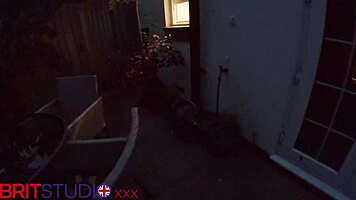 You watch your neighbour in the shower.