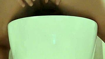 I squirted during asian teen anal in bathroom...