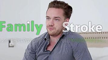 Naughty college girl deepthroats in bathroom