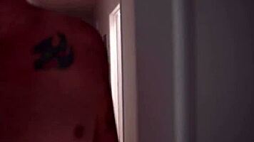 Cute Babe Gets Nailed Hard by Burglar in Threesome with Big Cock