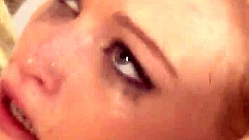 i cum in stepdaughter's mouth during interracial fetish masturbation