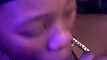 Ebony Couple Enjoys Intimate Facial Session