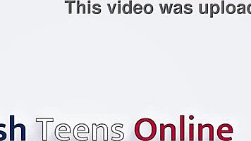 British Goth Girl Shares Oily Handjob With Older Boyfriend On Couch