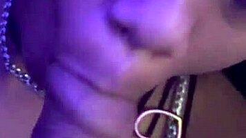 Ebony Couple Enjoys Intimate Facial Session