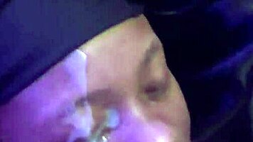 Ebony Couple Enjoys Intimate Facial Session