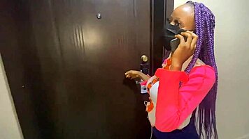 old man order petit prostitute to hotel room for a good fuck