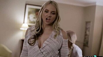 Filthy teen 18+ asks bisexual stepmom to share her new bf