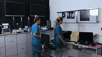 Boss lady gets fucked by stranger without noticing, so hot!