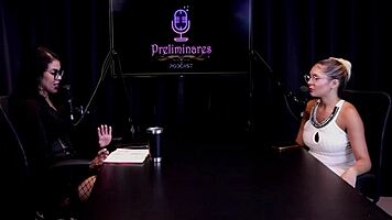 Barbara Sol worked nightclubs, assaulted by clients, wants to dance with Anitta in sheer red lingerie.