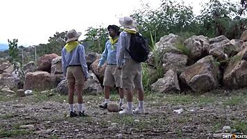 Im Camping Exploring Emma Anturins Vagina With Riding And Blowjob