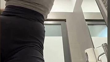 Want to try fucking in the public toilet?