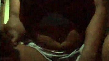 ebony milf flashes huge tits 😍