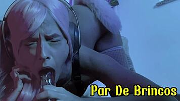 she loves playing with her pussy using anal plug