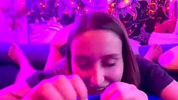 Wow, Laney Grey Sucks Brad Newman's Monster Cock In POV!