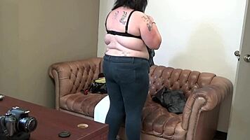 Mia Marks BBW Casting With Big Tits And Ass In California