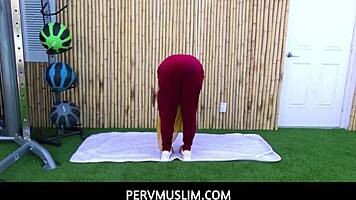 Watch the trainer fuck his exotic client!